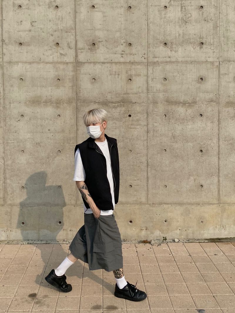 Dome Nylon Cargo Half Pants 3C