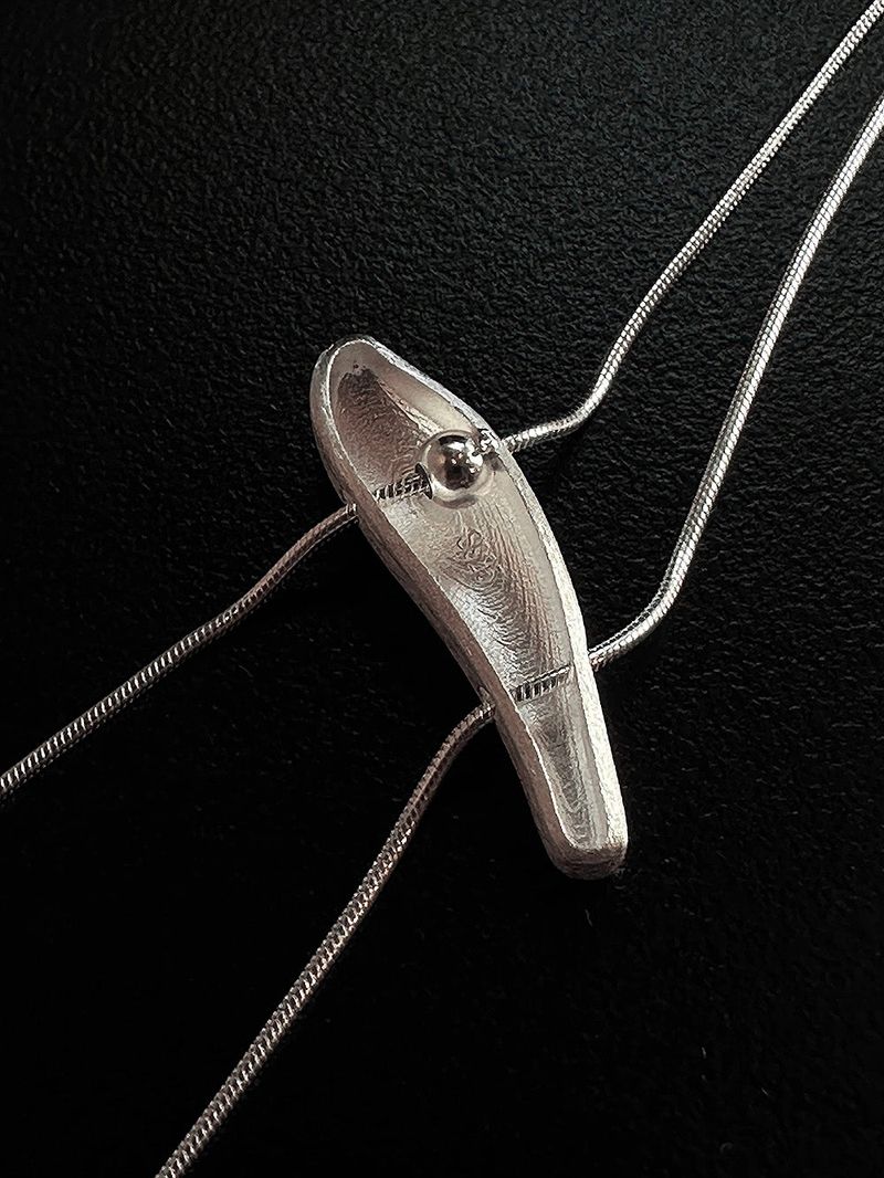 [925silver] Nars string necklace