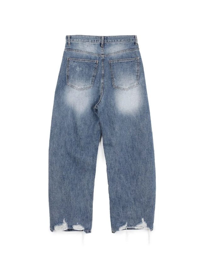 Rudd Distressed Washed Denim Pants