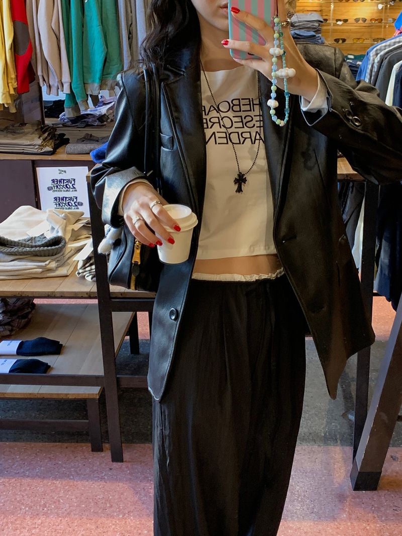 [MADE] Onz Classic Vegan Leather Jacket