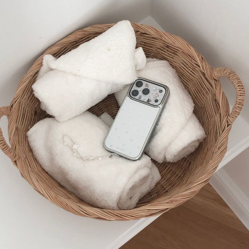 star mirror silver bumper case