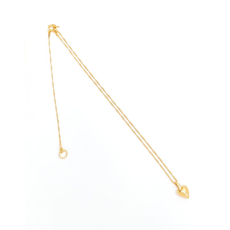 Dreamy Heart Necklace_Gold