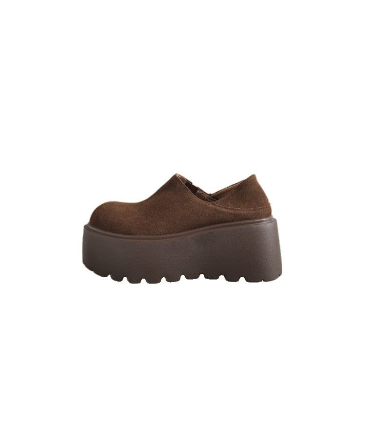 Suede Platform Shoes