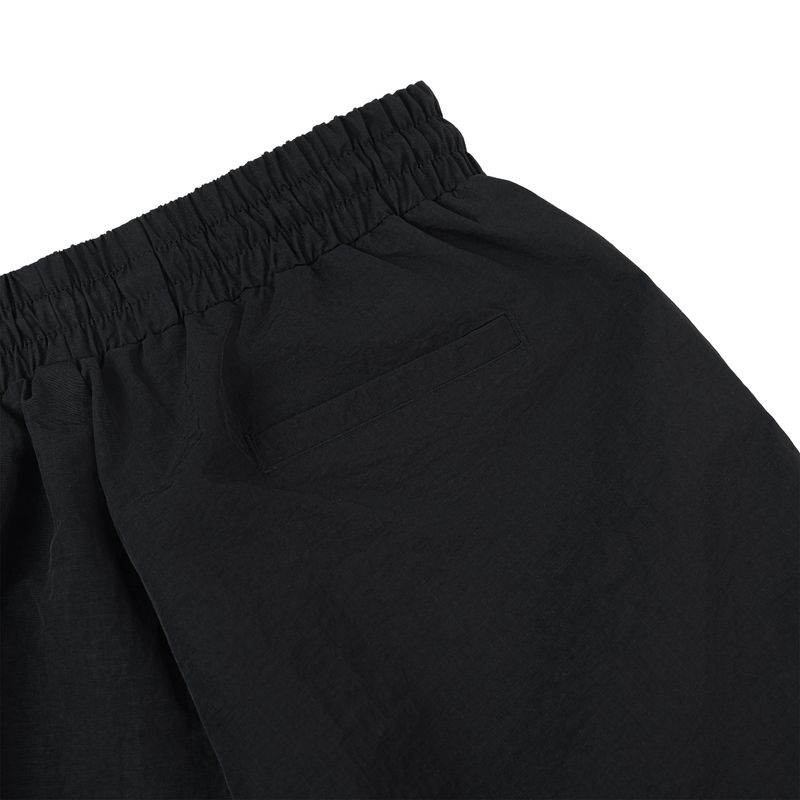 Script Logo Nylon Shorts - Black