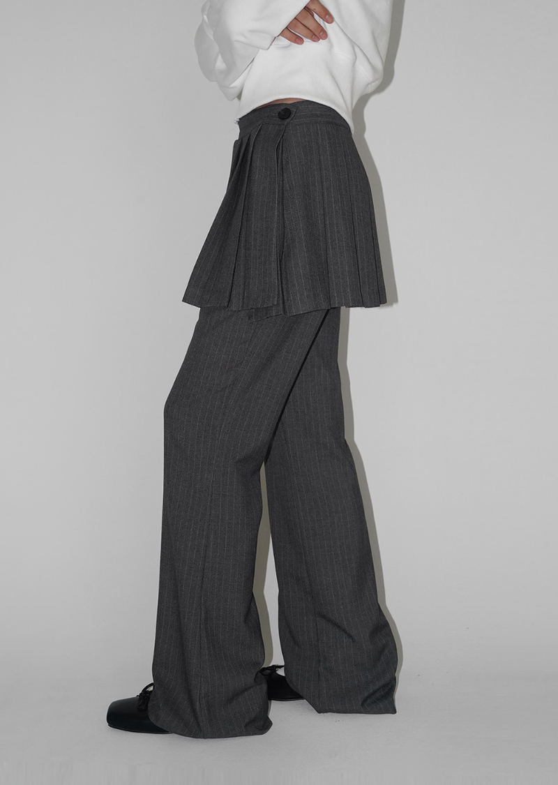 [MADE] Darnell SET - Pleated Mini Wrap Skirt