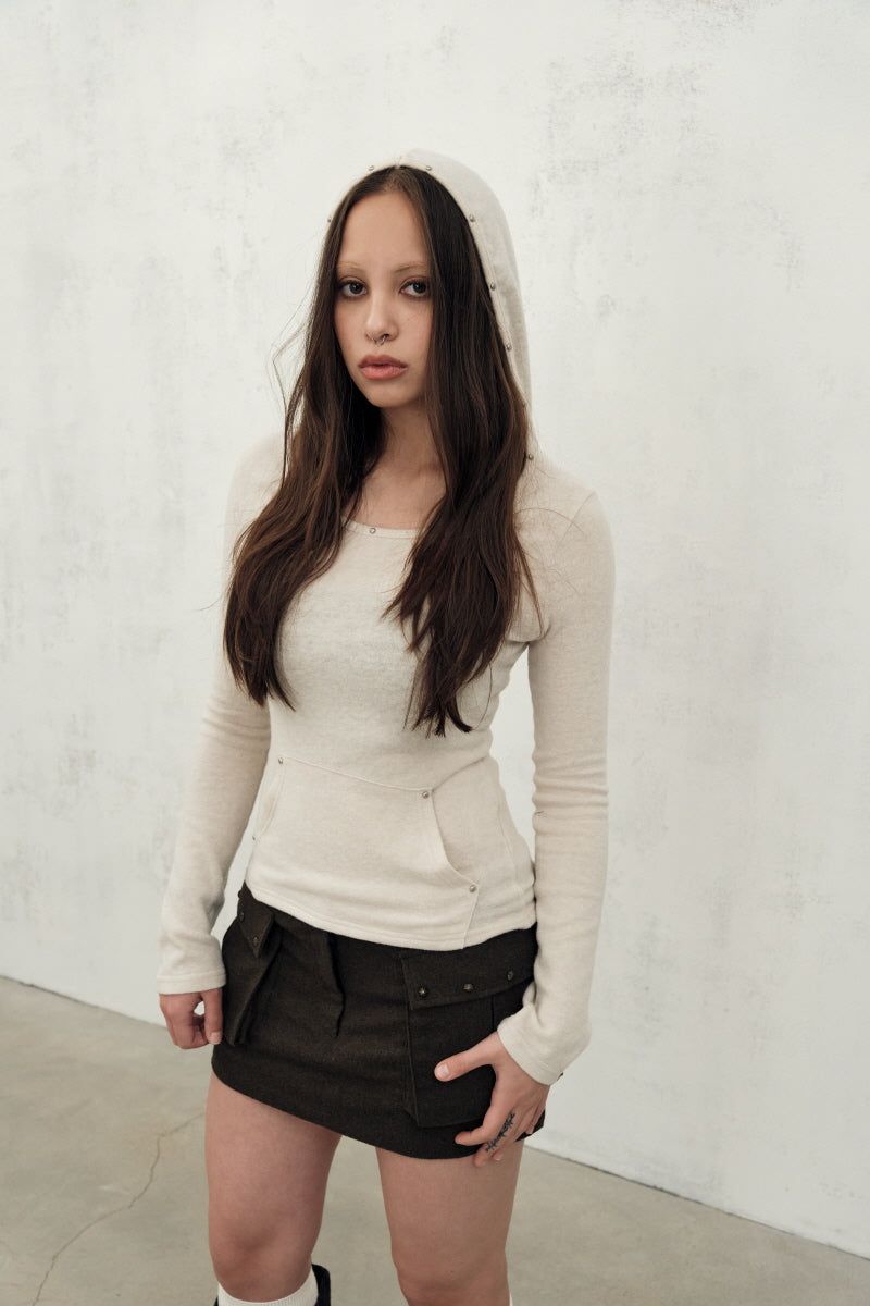 sl cross hood (ivory)