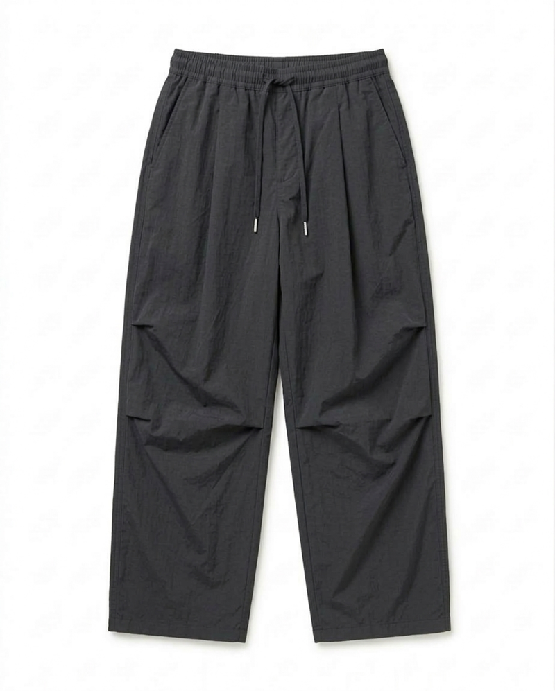 Cool Over Curved Nylon Pants (7c)