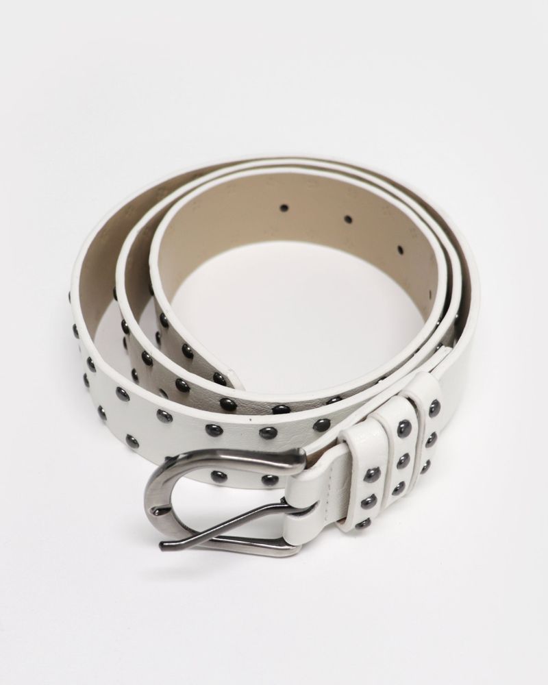 Fame Bohemian Studded Leather Belt