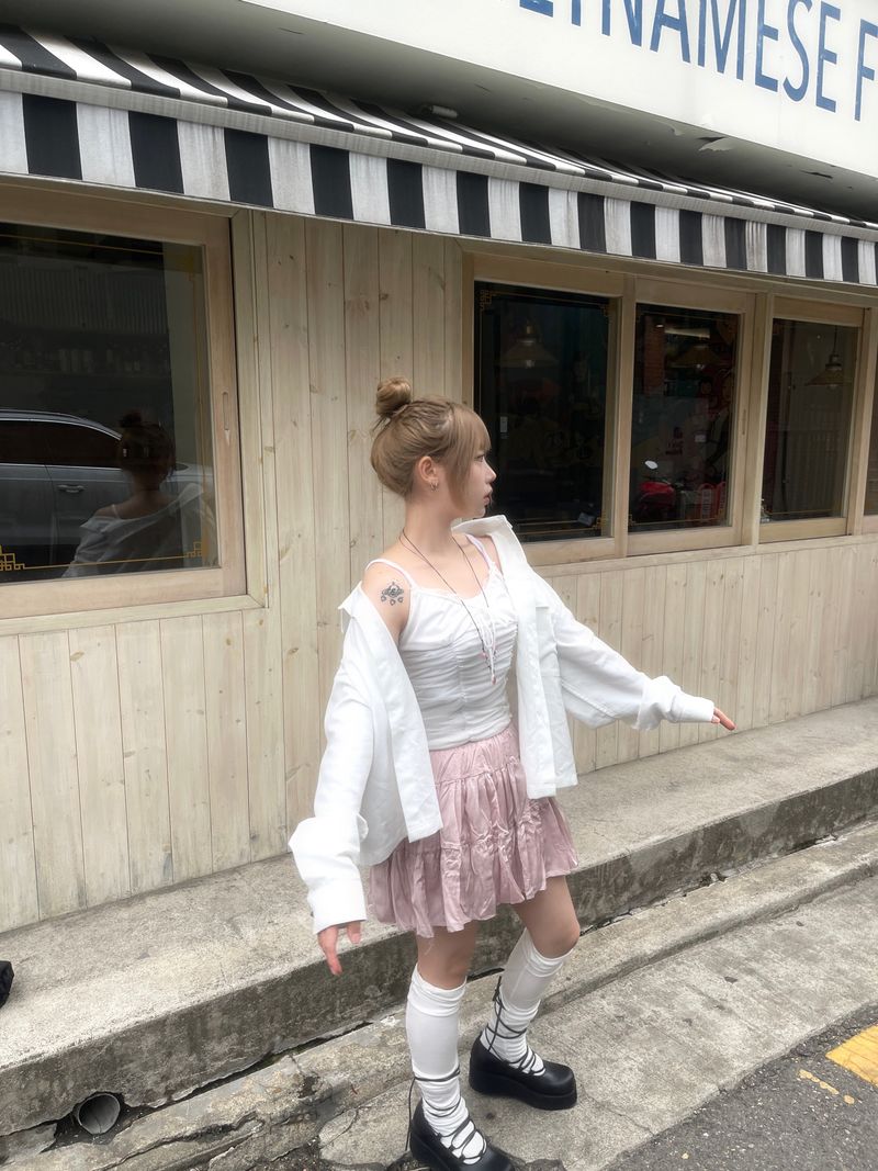 Loose Layered Knee Socks