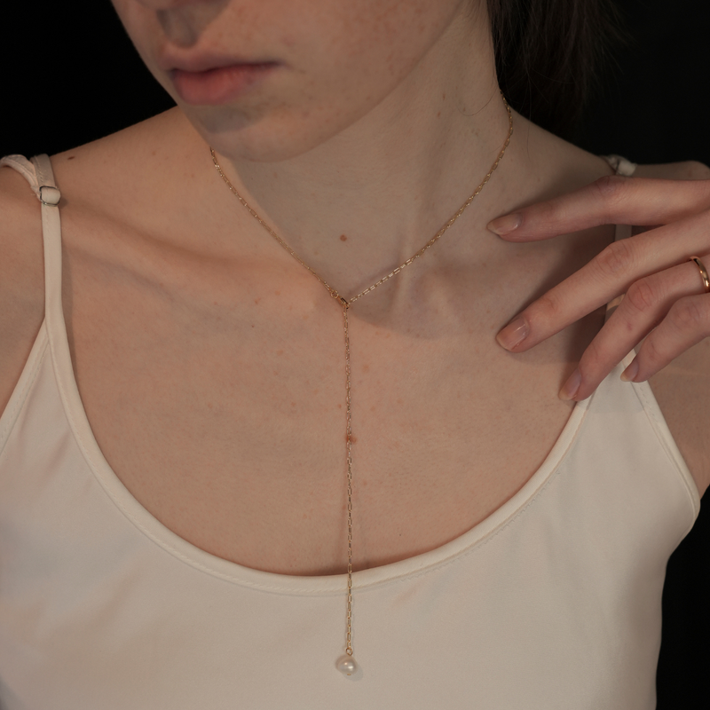 pearl sway necklace - pas -