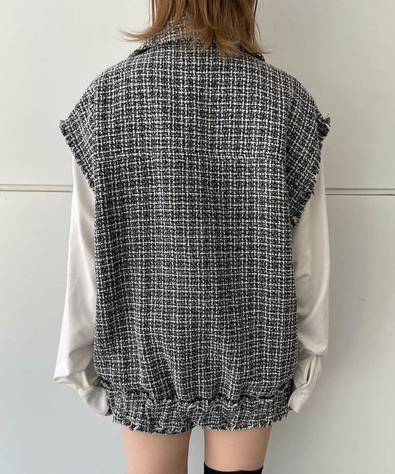 TWEED VEST