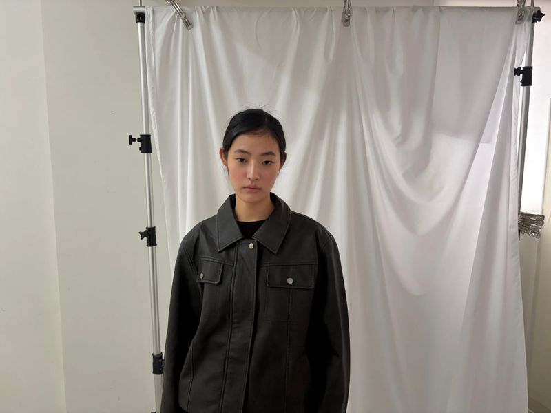 vintage leather jacket