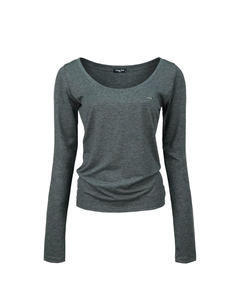 Metal Triclipse Loose Fit Long Sleeve Charcoal Melange