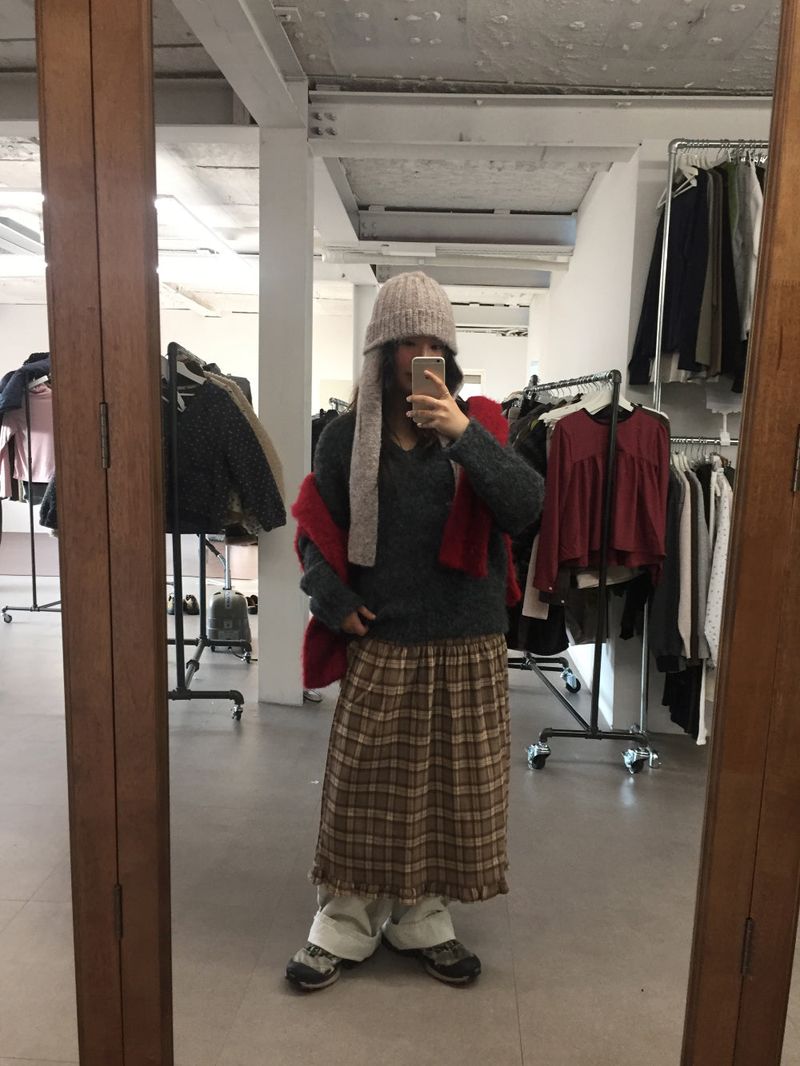 [MD Pick]Wool-Touch Brush V-Neck Knit (4 Colors)