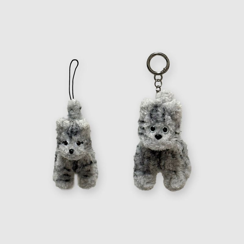 [made]t. stripe cat keyring m size