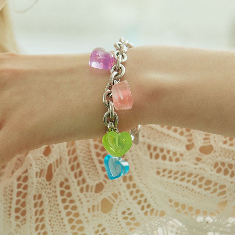 Candy Heart Chain Surgical Bracelet