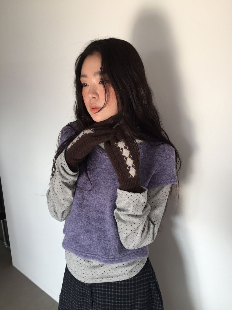 Lette Argyle Gloves (6 Colors)