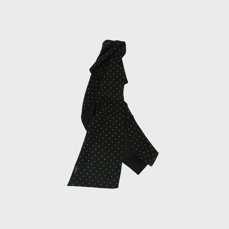 Little Star Long Scarf (black)