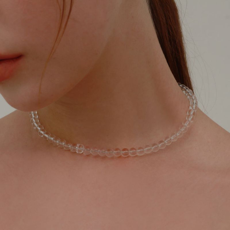 Less is more（レスイズモア）の「ホワイトクオーツネックレス（アクセサリー）」