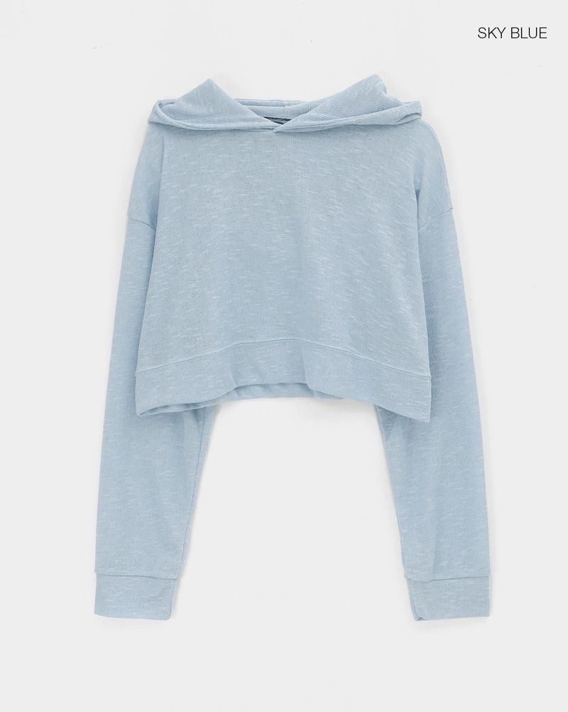 [MADE] Serdi Cropped Linen Hoodie