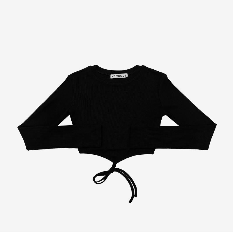 [NONCODE] レグジットストラップクロップTシャツ
