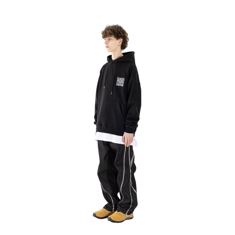 CUSHION LOGO HOODIE MSHHD001-BK
