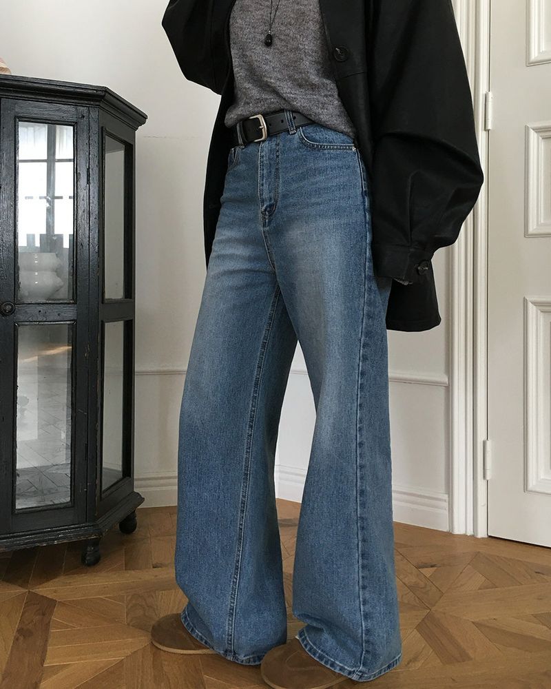 [ORIGINAL] Loose Straight Denim Pants