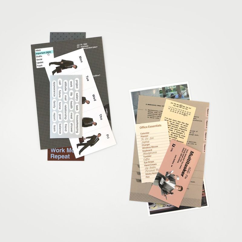 oab busy pack / scrap sticker set