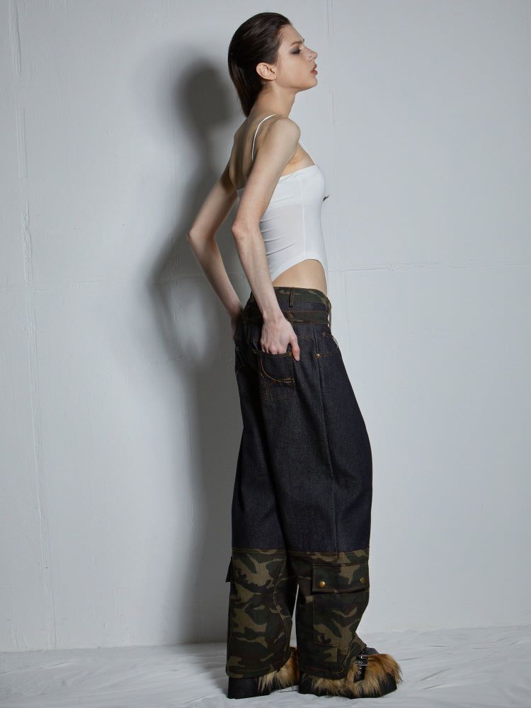 DOUBLE CAMO DENIM