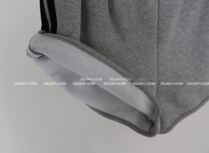 BREEZE fleece track shorts