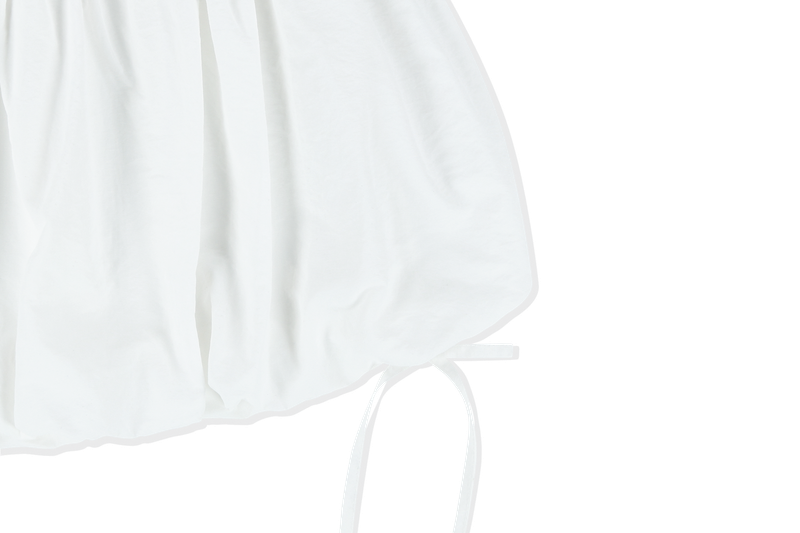 SHIRRING BALLOON SKIRT