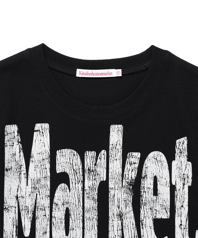 Crack Market Logo Tee Black (KIB6MFT513A)