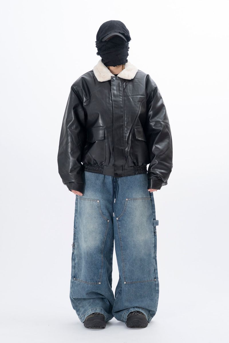 Corinne Mink Fur Leather Jumper