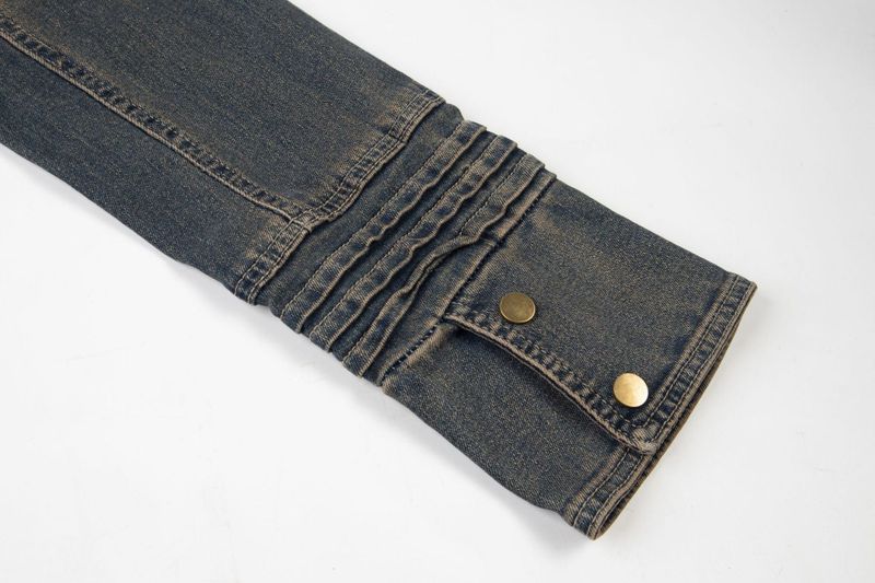 Rena Washed Slim Denim Jacket
