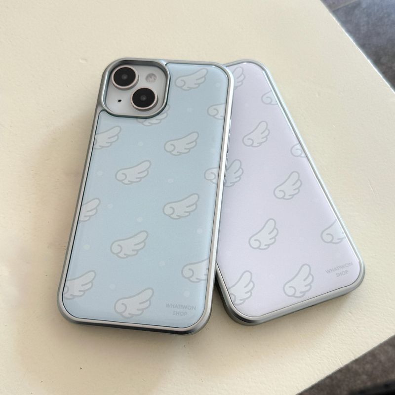 ANGEL WINGS SLIVER EPOXY CASE (BLUE)