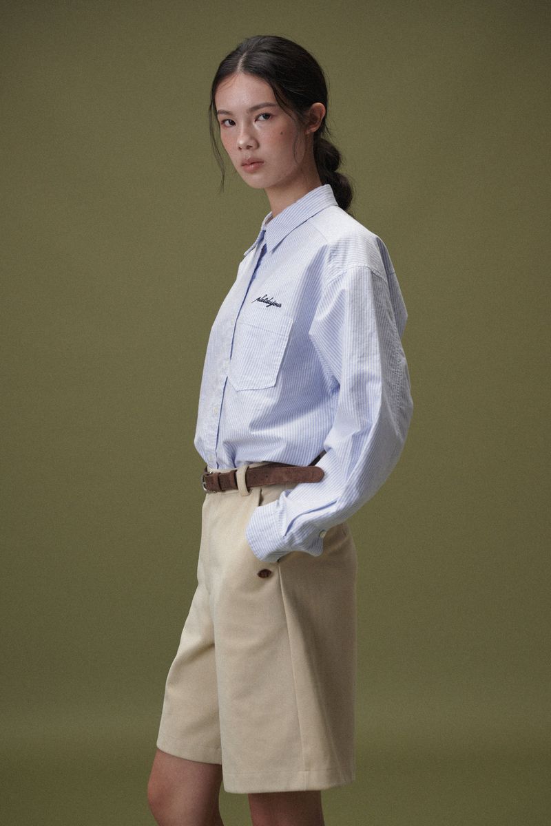 Suede belt (Brown)