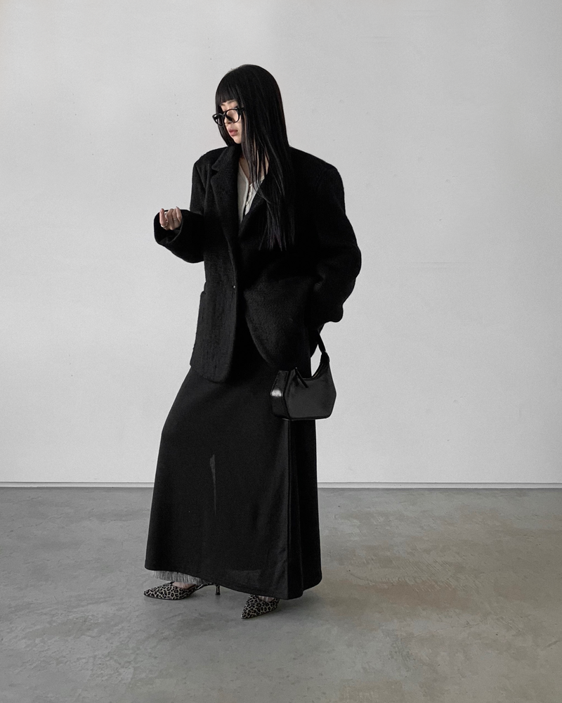 Half coat blazer
