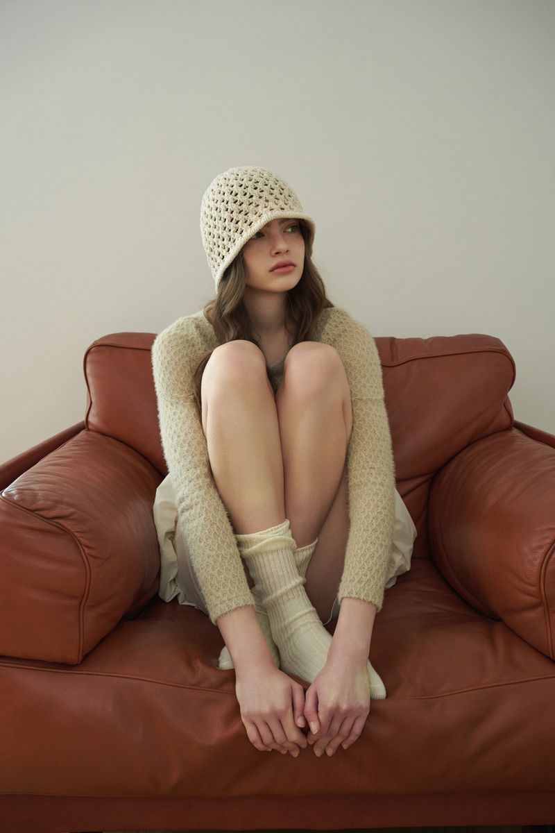 BONNIE bucket hat_lightbeige