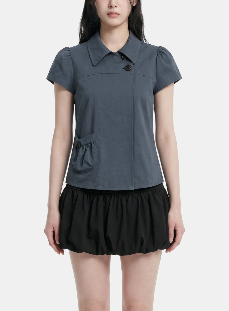 Faye Woodland Pocket Blouse