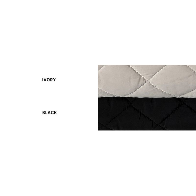 ASCLO Quilting Short Hood Jacket (2color)