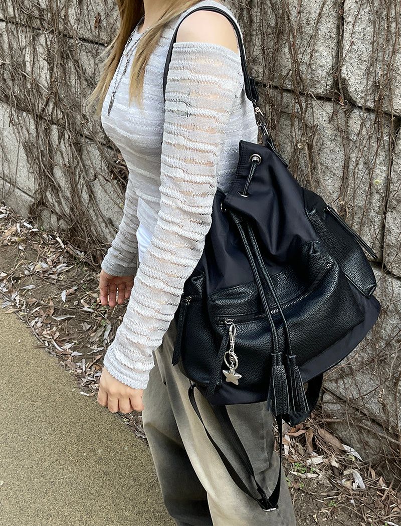 Daily Multi-Pocket Thistle Shoulder Bag