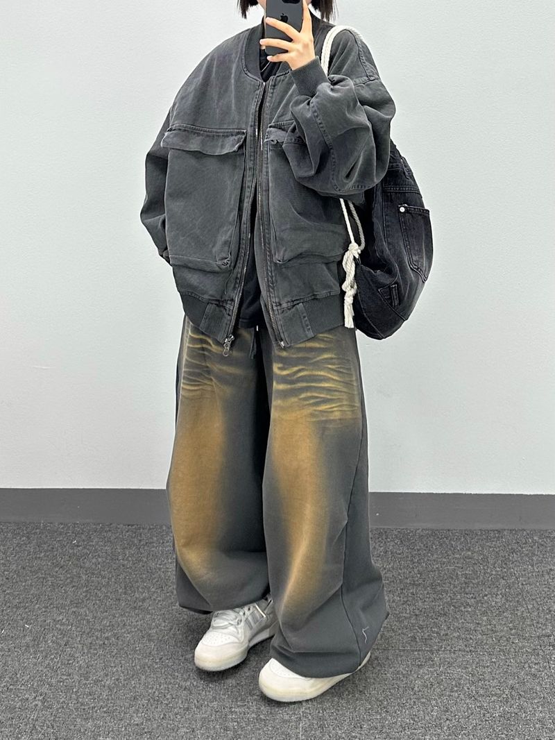 dirty smog jogger pants