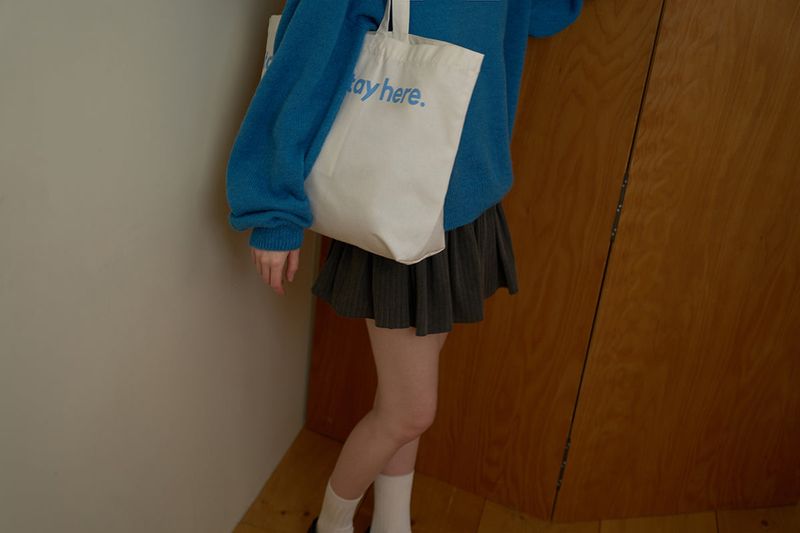 Stay eco bag_ivory