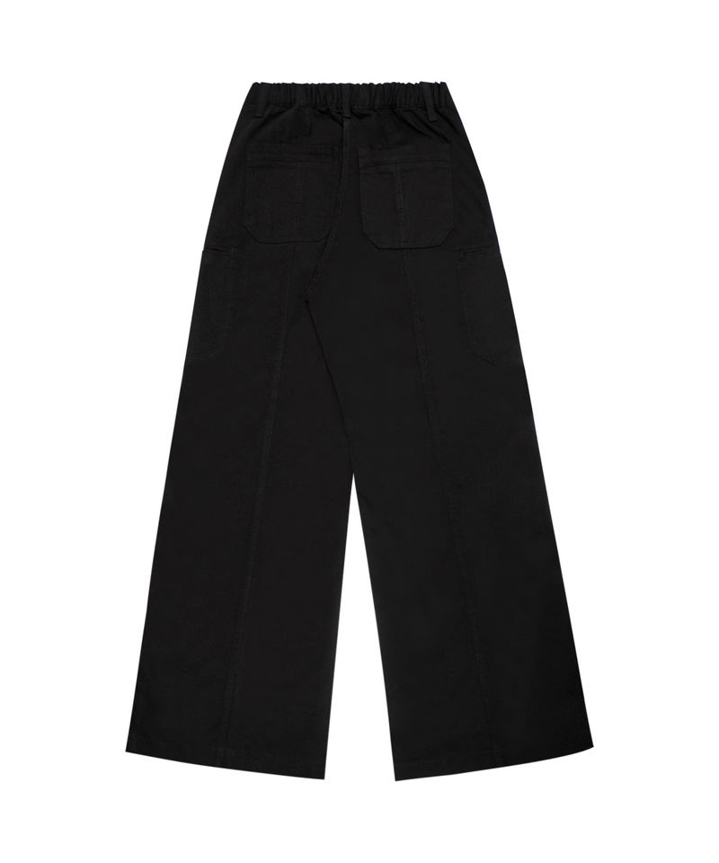 MINI POCKET WIDE COTTON PT BLACK