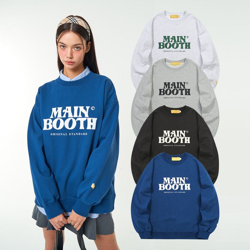 MAINBOOTH（メインブース）の「Original Logo Sweatshirt(4 color)（Tops）」