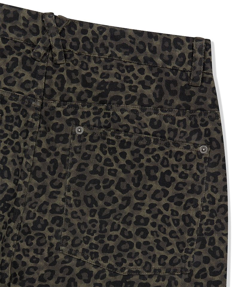 CURVED LEOPARD PANT