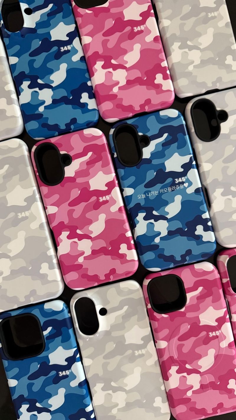 [BLUE] CAMOUFLAGE Tuff Bumper Case / TREEFORFIVE345