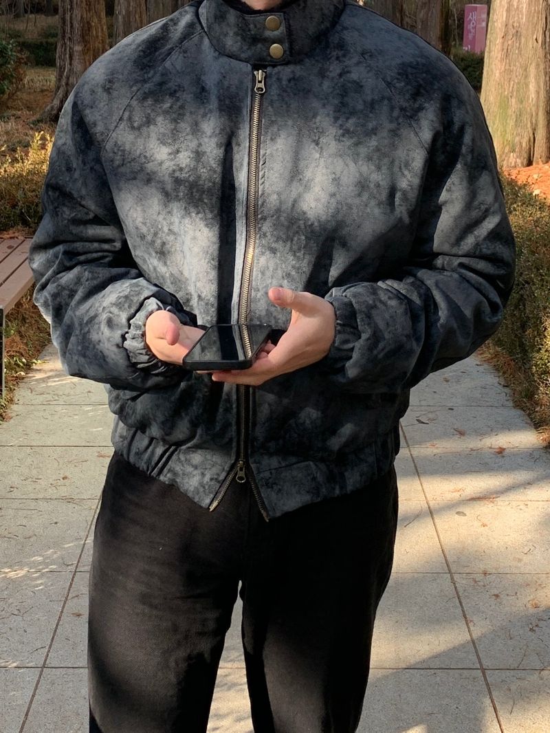 Pororo Lining Suede Fur Jacket