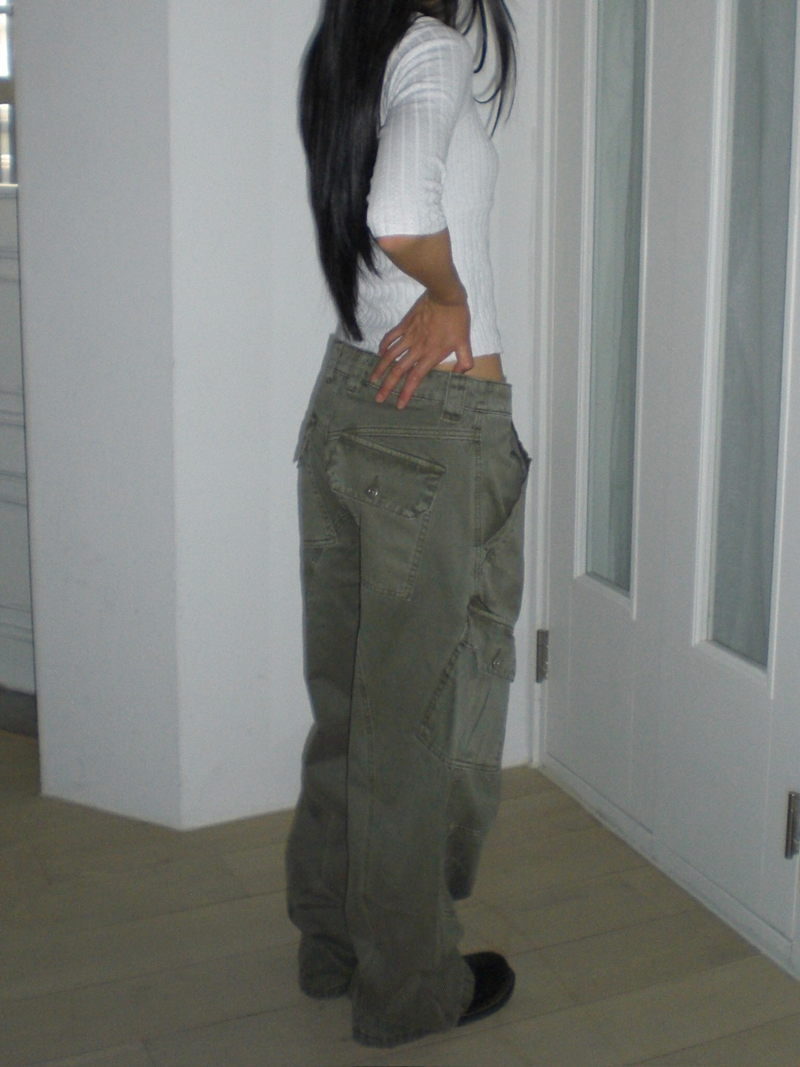 Dyeing cargo pants