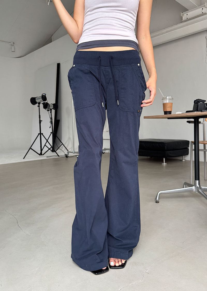 SOFT RIB BOOTS CUT PANTS